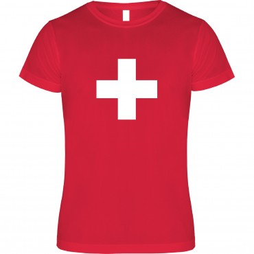 T-Shirt SUISSE rouge