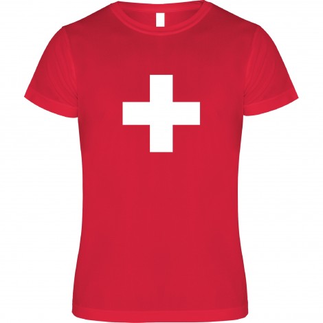 T-Shirt SVIZZERA rossa