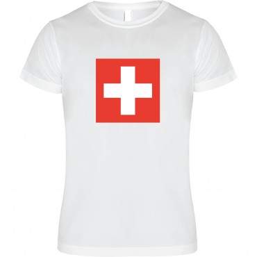 T-Shirt SUISSE blanc